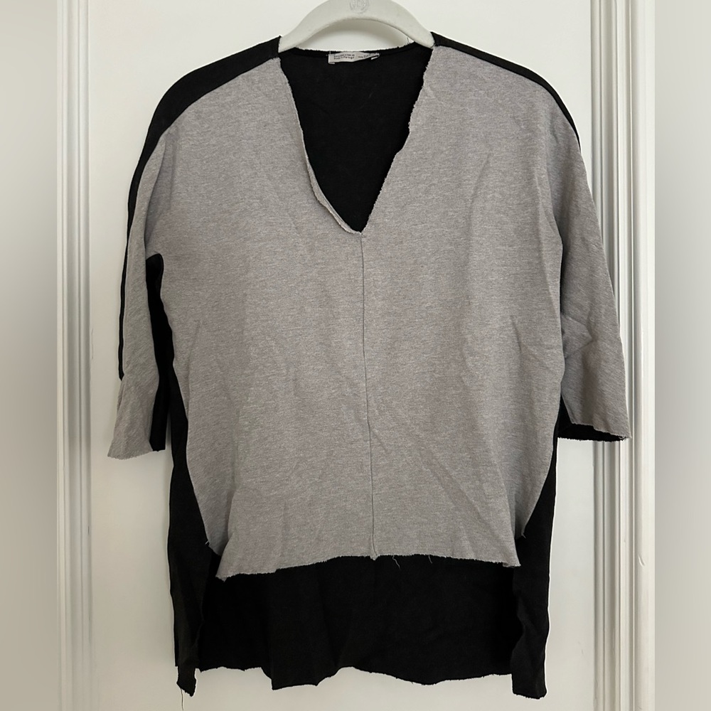 Zara knit V-neck top